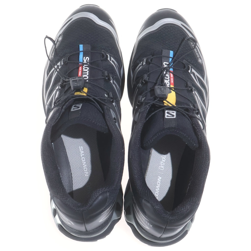 SALOMON(サロモン) XT-6 GORE-TEX ゴアテックス クイックシューレース ローカットスニーカー US10.5/28.5cm ブラック/シルバー 474506