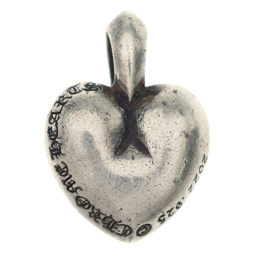 CHROME HEARTS(クロムハーツ) R.I.P. HEART RIPハート ネックレストップ シルバー