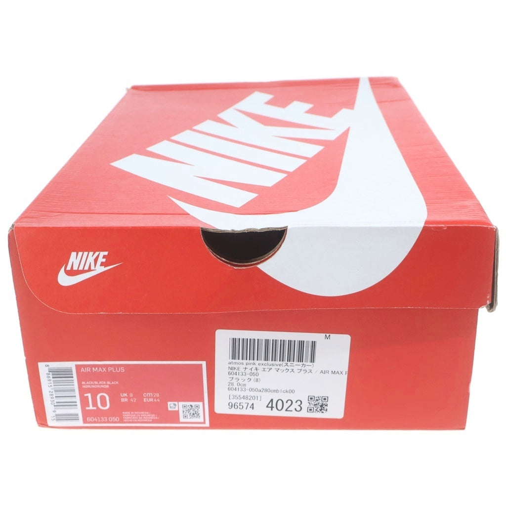 NIKE(ナイキ) AIR MAX PLUS TRIPLE BLACK エアマックス プラス ローカットスニーカー トリプルブラック US10/28.0cm 604133-050