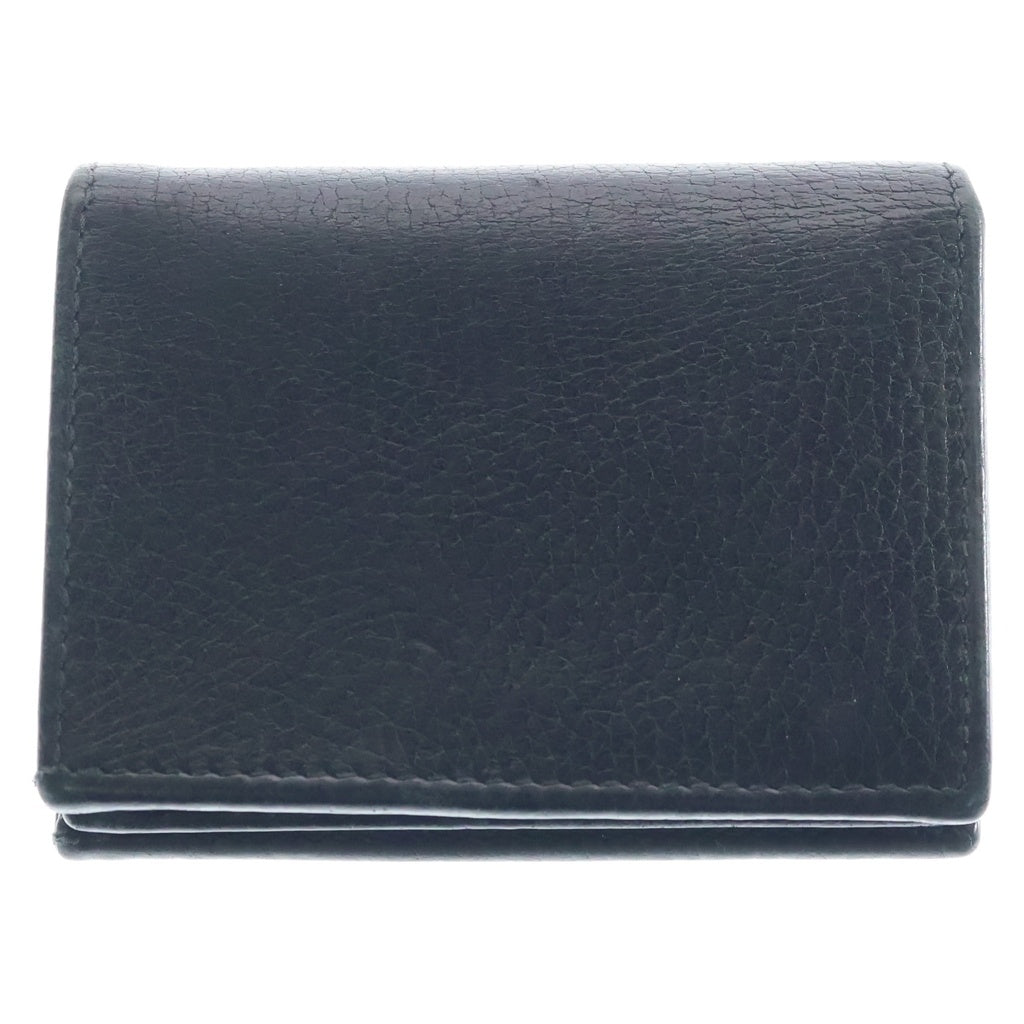 GUCCI(グッチ) GG マーモント 二つ折り ミニウォレット 財布 ブラック/ゴールド 456126-493075 493075