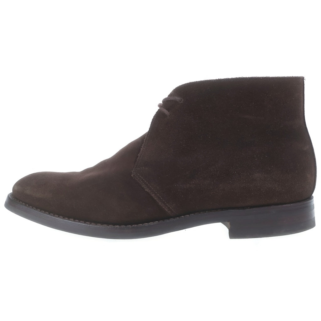 Crockett&Jones(クロケットアンドジョーンズ) CHERTSEY チャートシー スウェード レースアップ チャッカブーツ ブラウン 21645