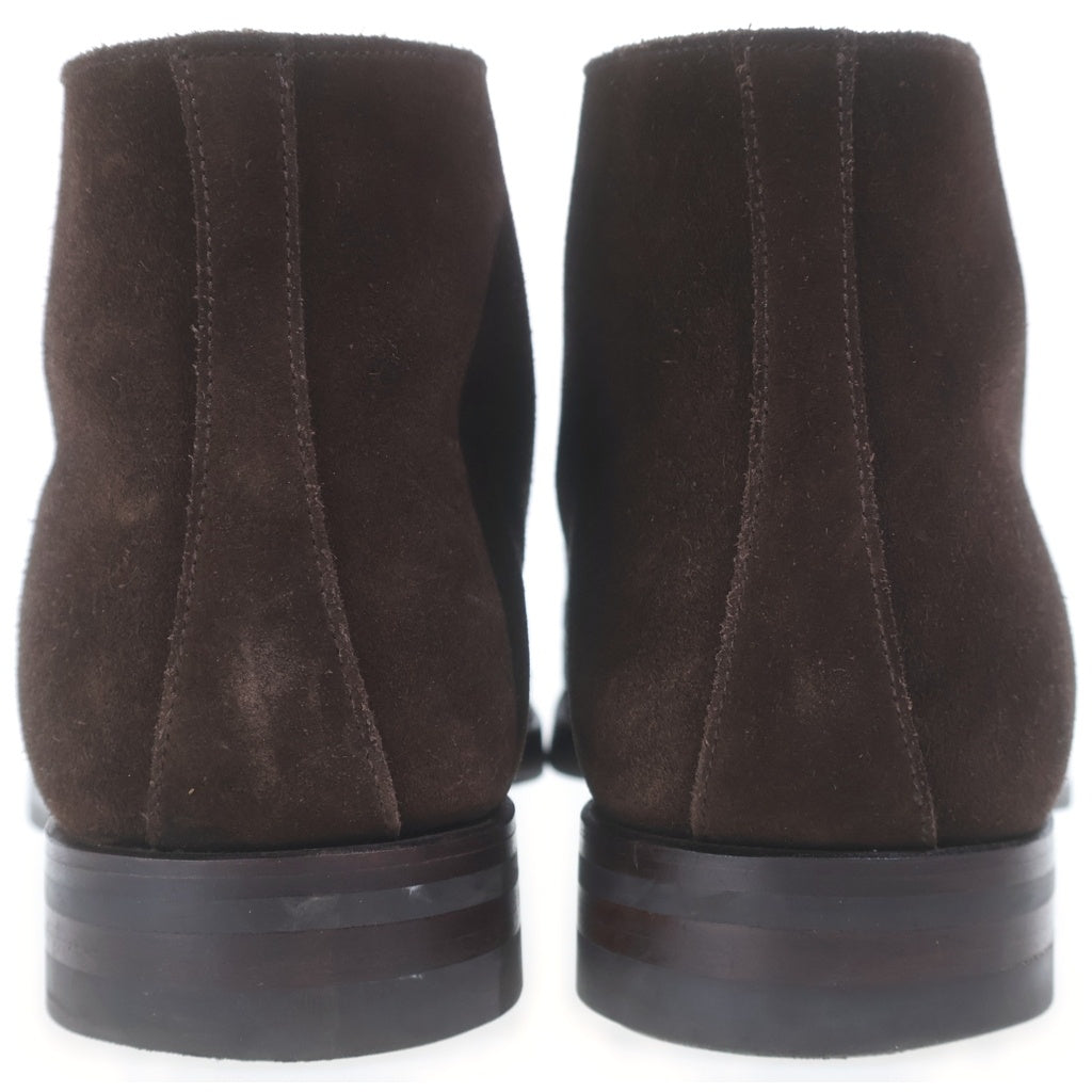 Crockett&Jones(クロケットアンドジョーンズ) CHERTSEY チャートシー スウェード レースアップ チャッカブーツ ブラウン 21645