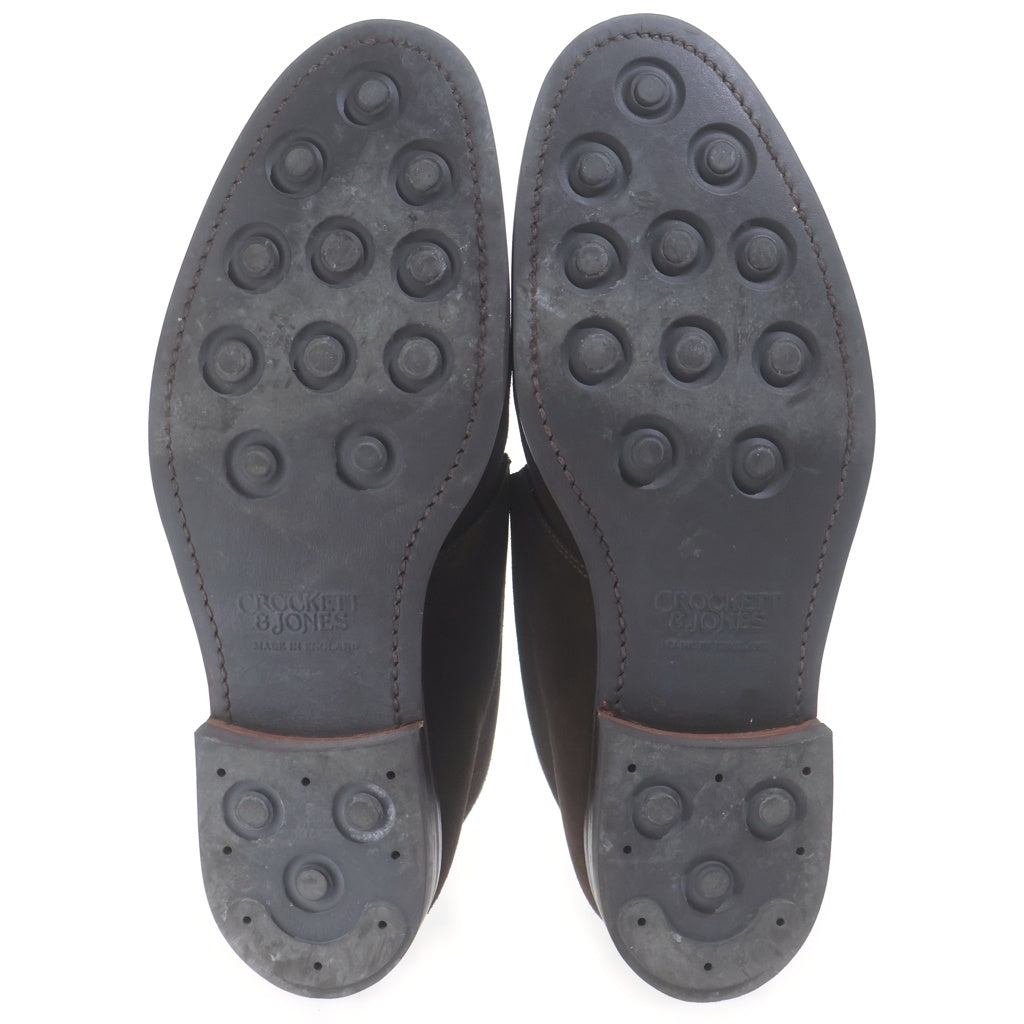 Crockett&Jones(クロケットアンドジョーンズ) CHERTSEY チャートシー スウェード レースアップ チャッカブーツ ブラウン 21645