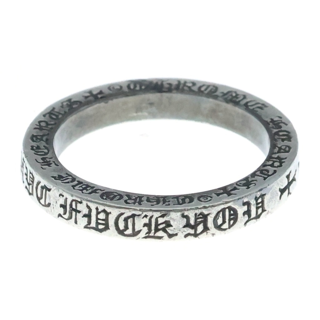 CHROME HEARTS(クロムハーツ) 3mm SPACER FUCKYOU スペーサー ファックユー リング シルバーBCA333