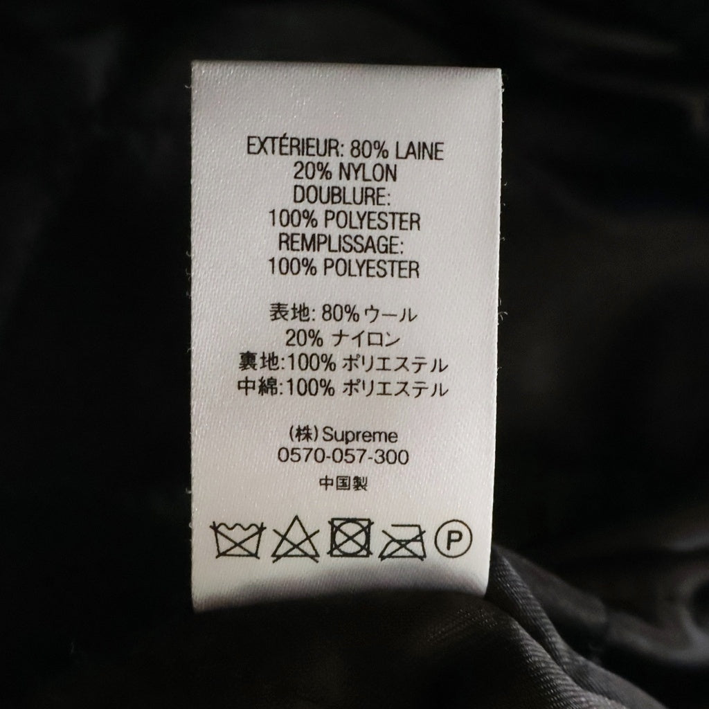 SUPREME(シュプリーム) 19AW Delta Logo Varsity Jacket デルタロゴエンブロイダリー バーシティージャケット ブラック