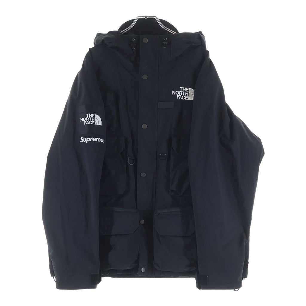 SUPREME(シュプリーム) 20SS ×THE NORTH FACE Cargo Jacket ザノースフェイス ロゴエンブロイダリー ナイロンカーゴジャケット ブラック NF0A4QSX