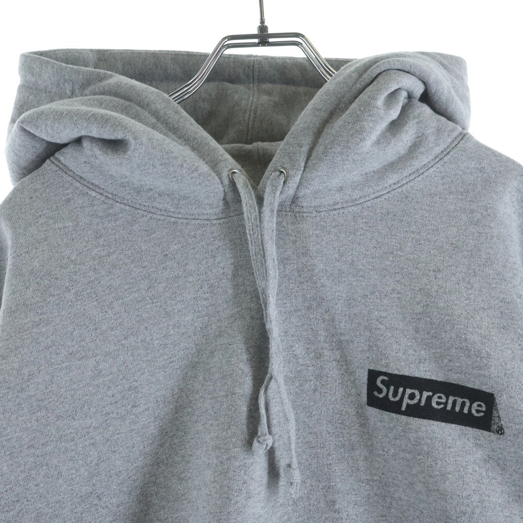 SUPREME(シュプリーム) 25AW President Hooded Sweatshirt プレジデント ロゴプリント フーデッドスウェットシャツ パーカー グレー