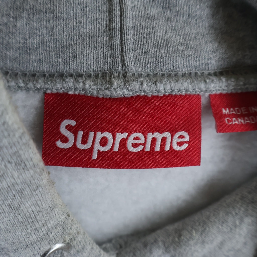 SUPREME(シュプリーム) 25AW President Hooded Sweatshirt プレジデント ロゴプリント フーデッドスウェットシャツ パーカー グレー