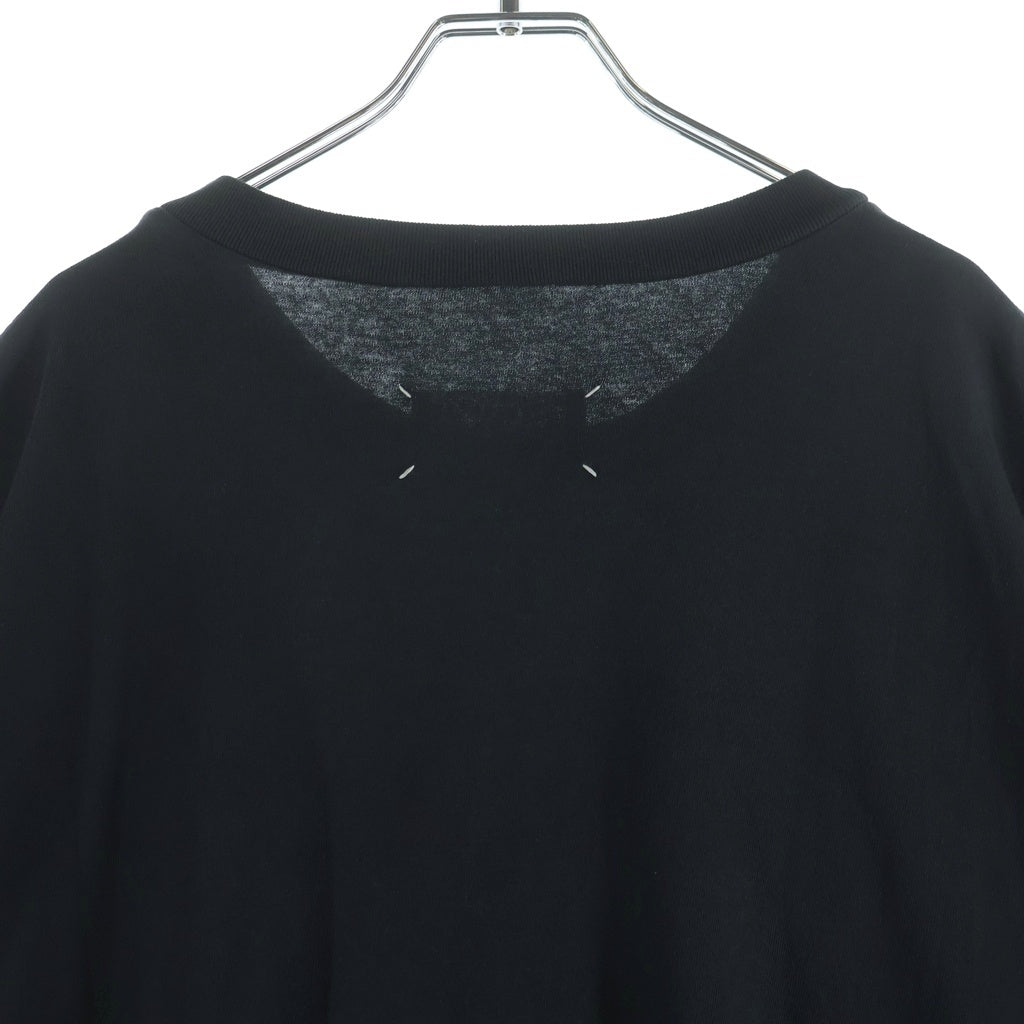 Maison Margiela(メゾンマルジェラ) カレンダーロゴエンブロイダー クルーネック半袖Tシャツ カットソー ブラック S50GC0705 S24567