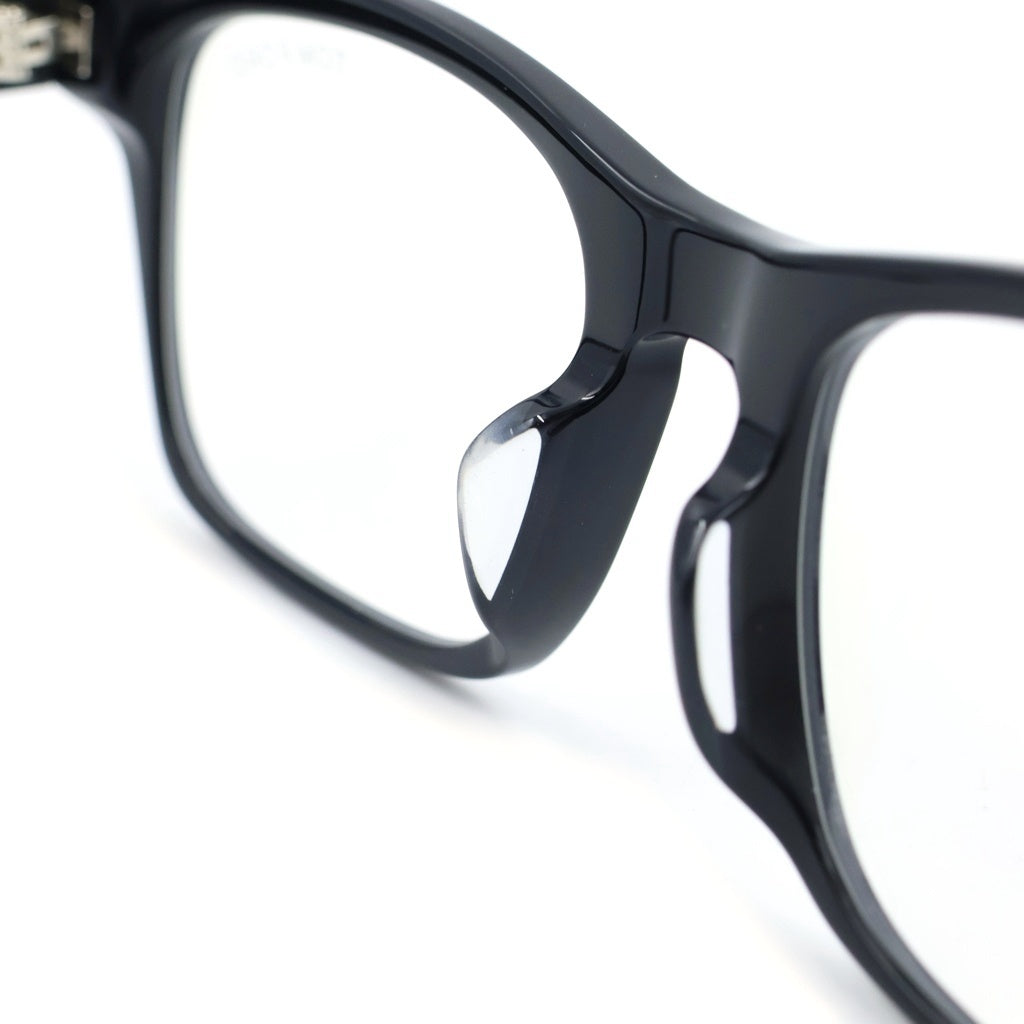 TOM FORD(トムフォード) TF6150-D-B アジアンフィット スクエアフレーム クリアレンズ サングラス メガネ ブラック