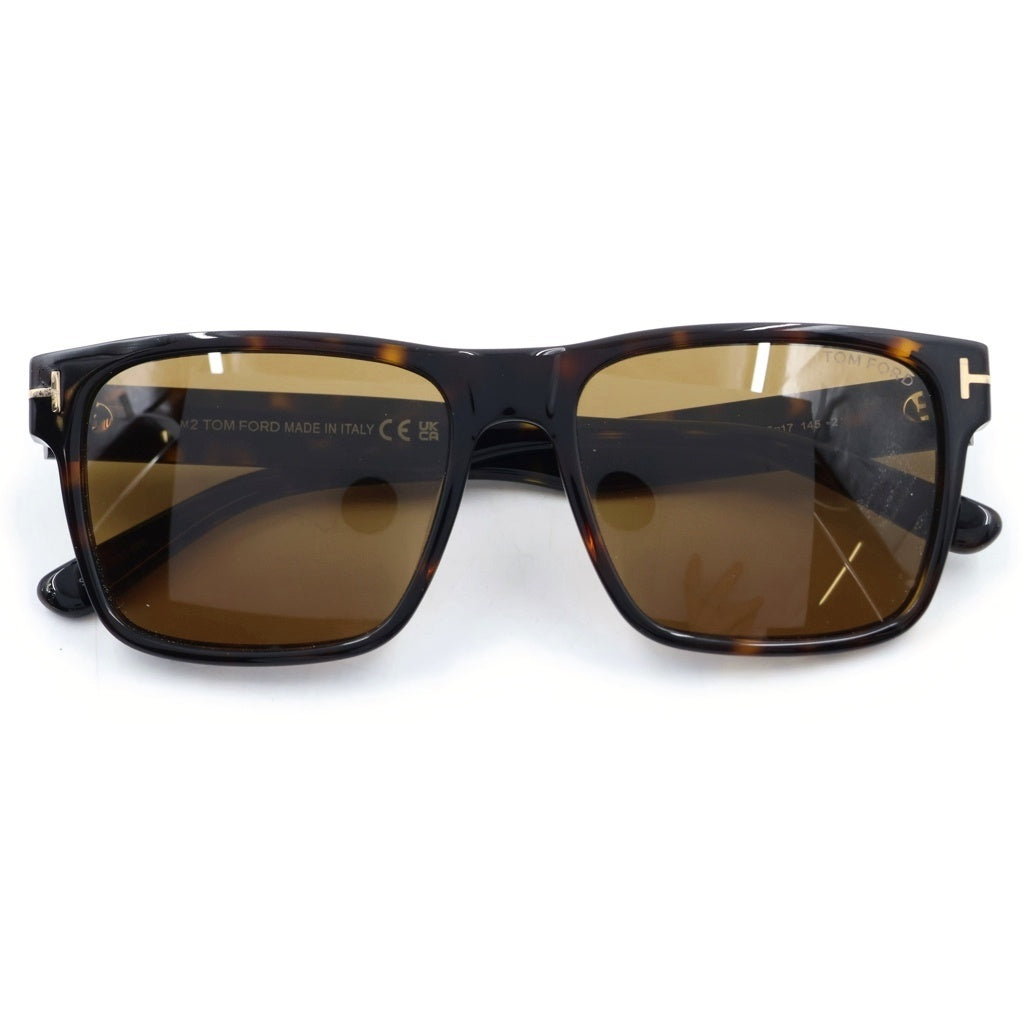 TOM FORD(トムフォード) CALDER スクエアフレーム カラーレンズ サングラス メガネ ブラウン TF1205