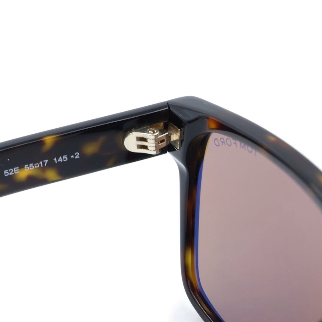 TOM FORD(トムフォード) CALDER スクエアフレーム カラーレンズ サングラス メガネ ブラウン TF1205