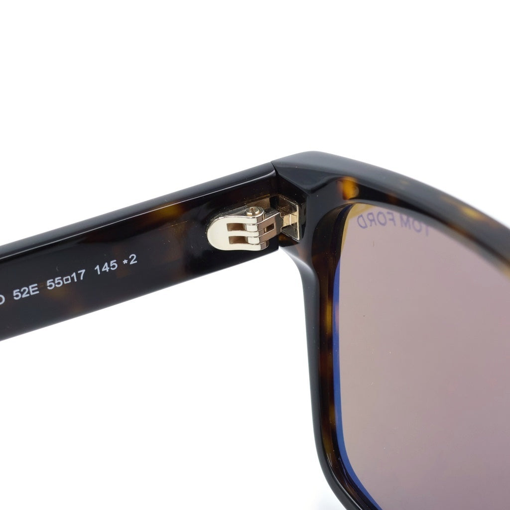 TOM FORD(トムフォード) CALDER スクエアフレーム カラーレンズ サングラス メガネ ブラウン TF1205