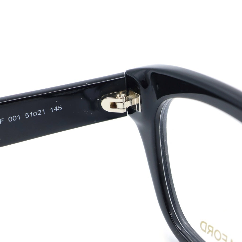 TOM FORD(トムフォード) TF5178-F アジアンフィット ウェリントンフレーム クリアレンズ サングラス メガネ ブラック