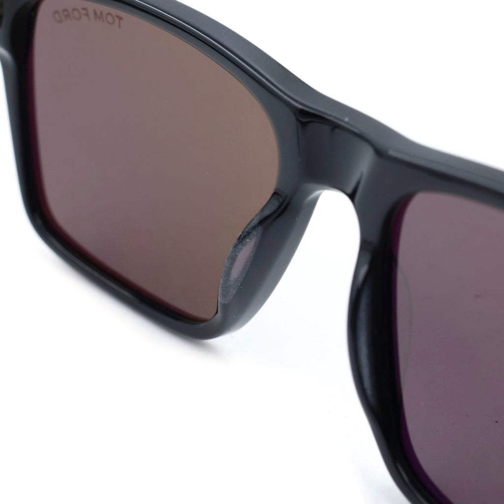 TOM FORD(トムフォード) CALDER スクエアフレーム カラーレンズ サングラス メガネ ブラック TF1205