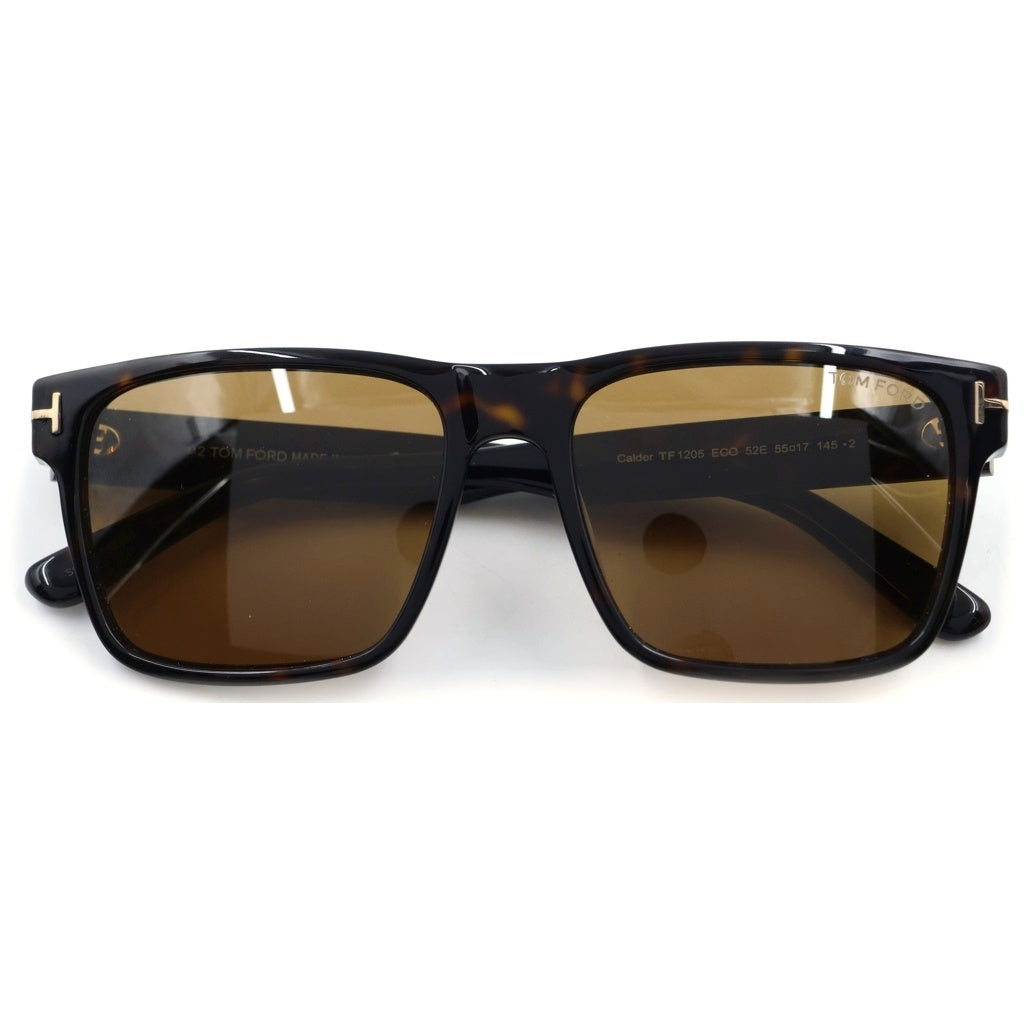TOM FORD(トムフォード) CALDER スクエアフレーム カラーレンズ サングラス メガネ ブラウン TF1205