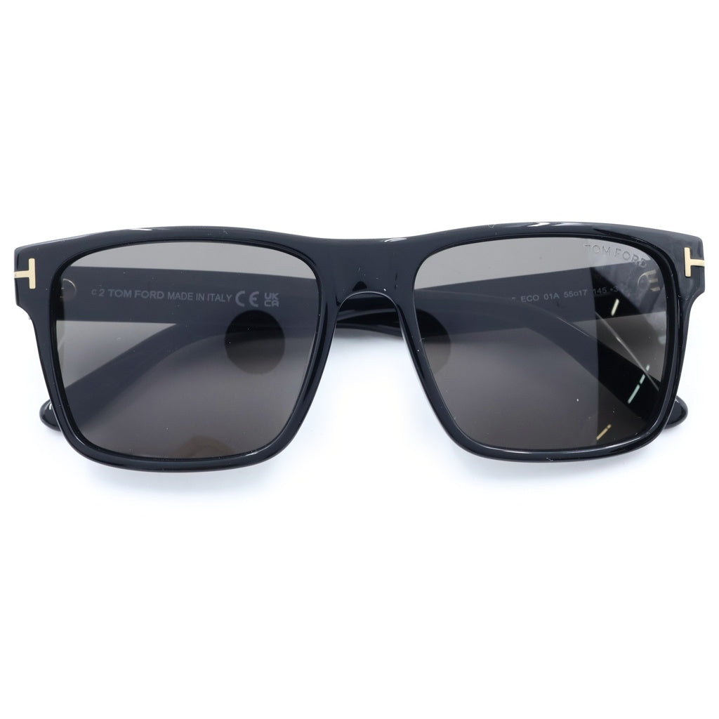 TOM FORD(トムフォード) CALDER スクエアフレーム カラーレンズ サングラス メガネ ブラック TF1205