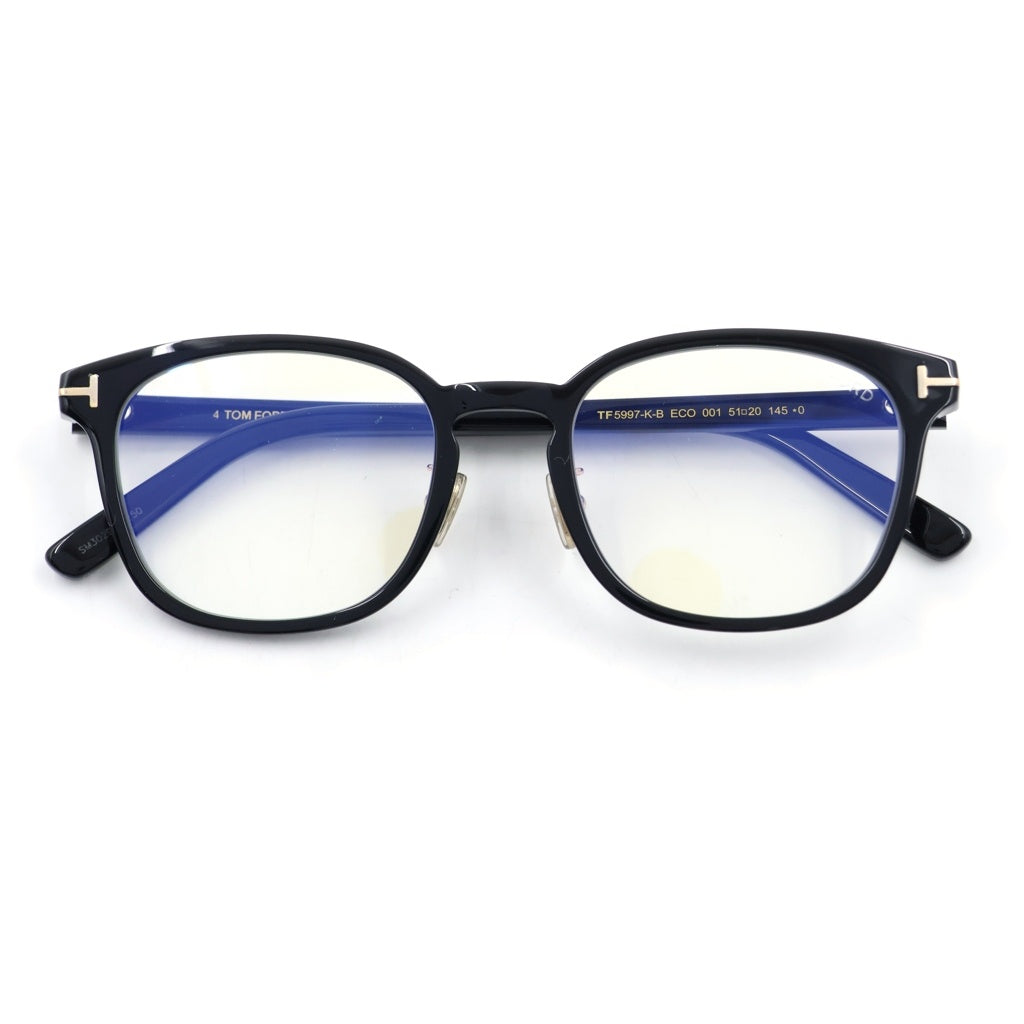 TOM FORD(トムフォード) TF5997-K-B アジアンフィット ウェリントンフレーム クリアレンズ サングラス メガネ ブラック