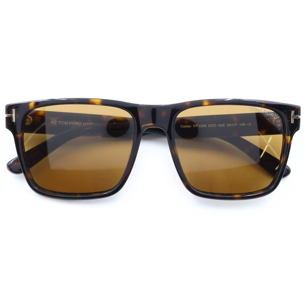 TOM FORD(トムフォード) CALDER スクエアフレーム カラーレンズ サングラス メガネ ブラウン TF1205