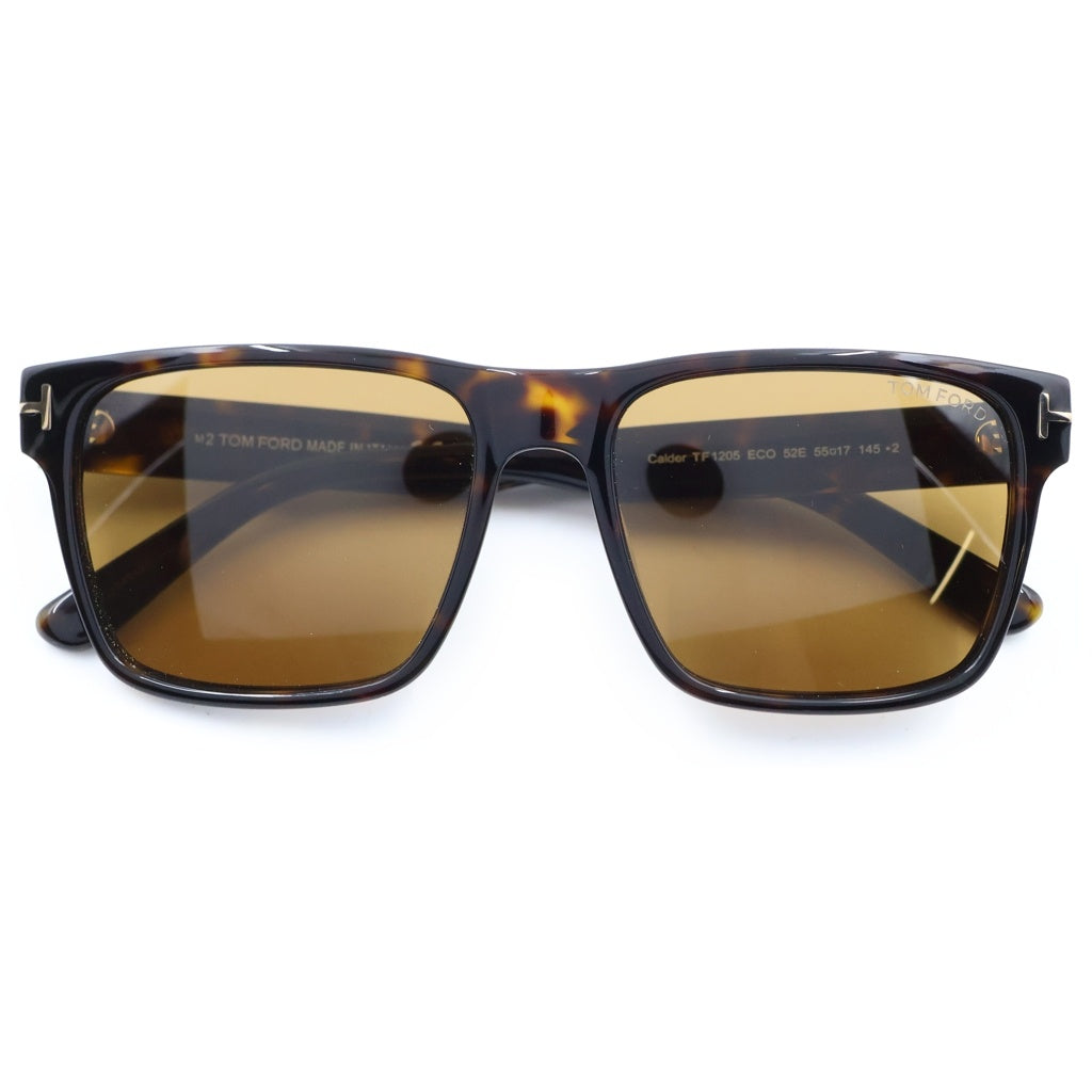 TOM FORD(トムフォード) CALDER スクエアフレーム カラーレンズ サングラス メガネ ブラウン TF1205
