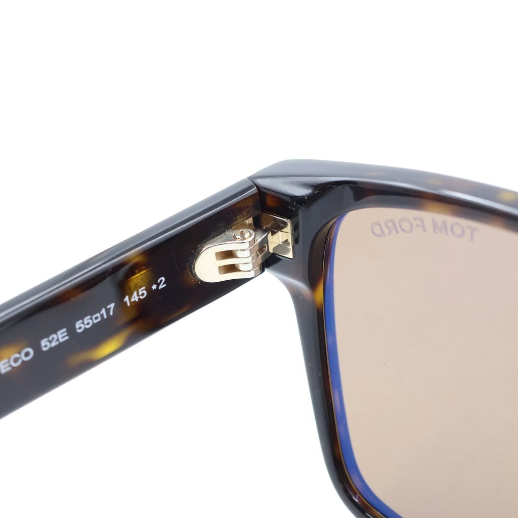 TOM FORD(トムフォード) CALDER スクエアフレーム カラーレンズ サングラス メガネ ブラウン TF1205