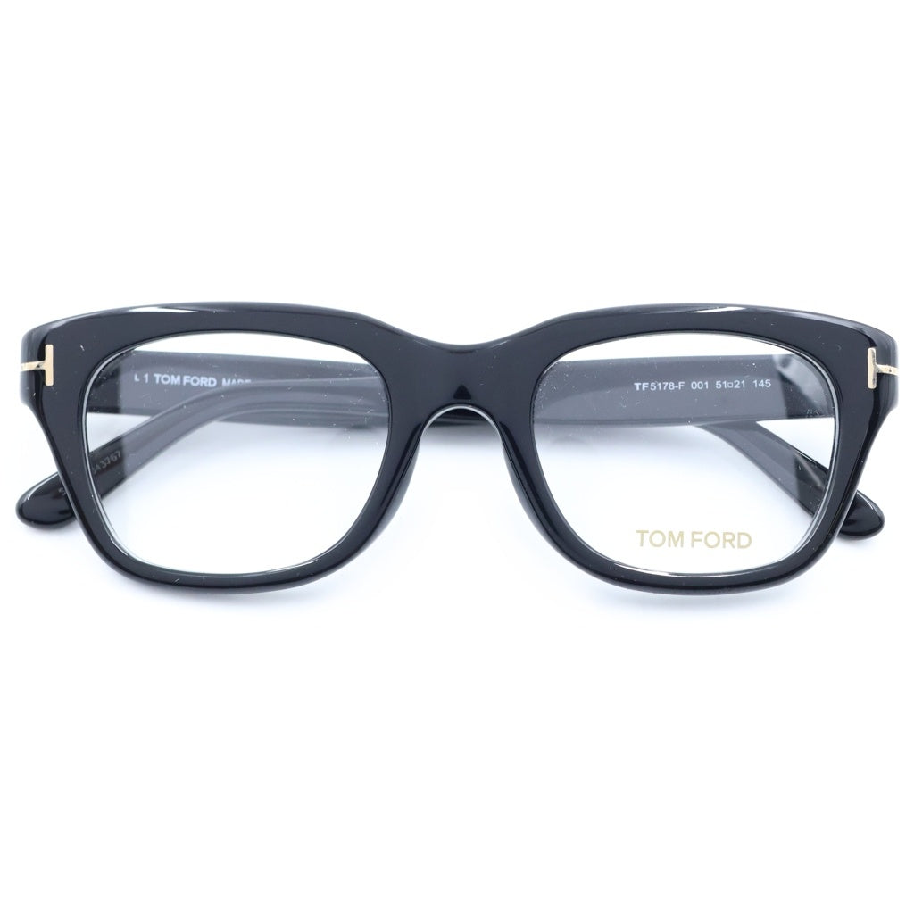 TOM FORD(トムフォード) アジアンフィット ウェリントンフレーム クリアレンズ サングラス メガネ ブラック TF5178-F