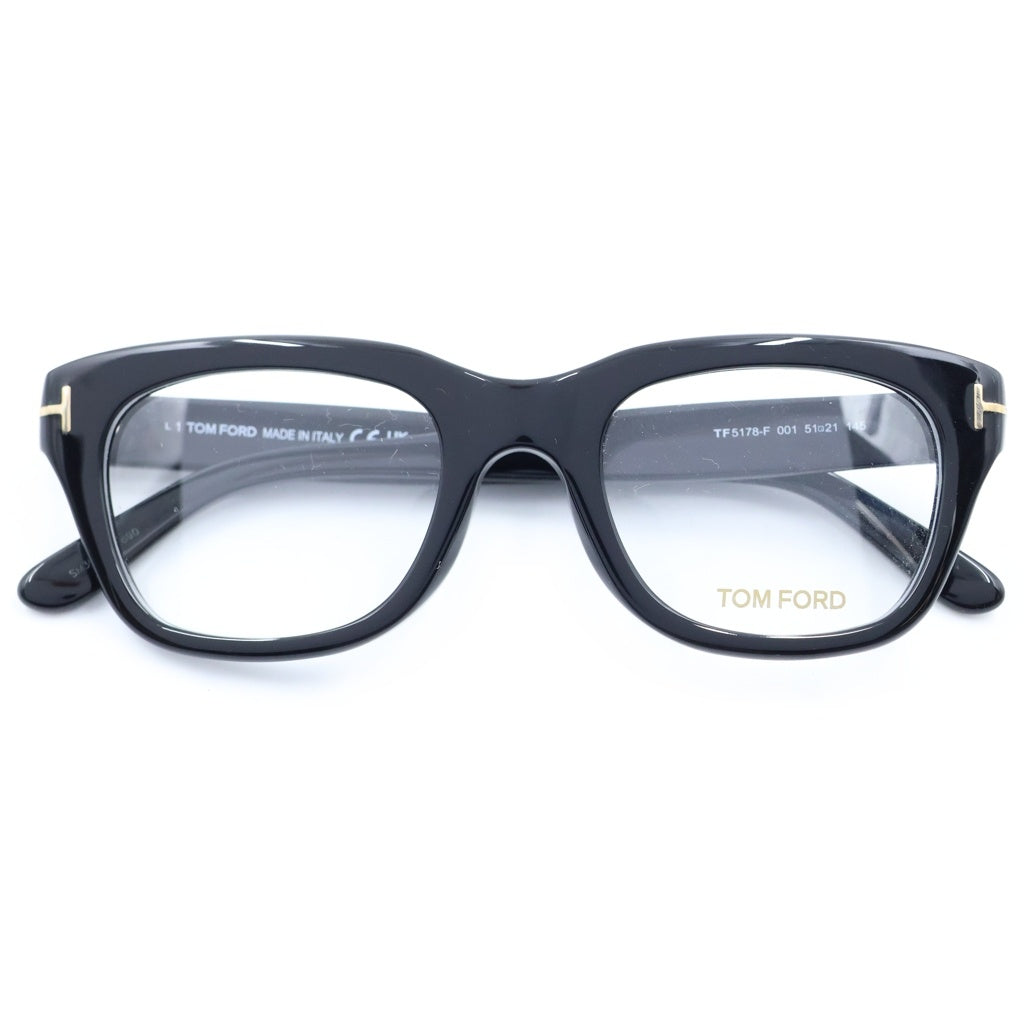 TOM FORD(トムフォード) アジアンフィット ウェリントンフレーム クリアレンズ サングラス メガネ ブラック TF5178-F