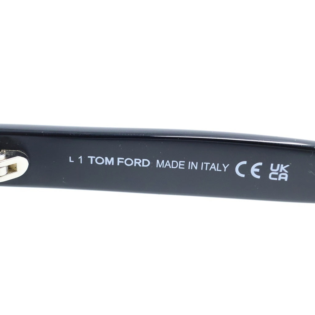 TOM FORD(トムフォード) アジアンフィット ウェリントンフレーム クリアレンズ サングラス メガネ ブラック TF5178-F