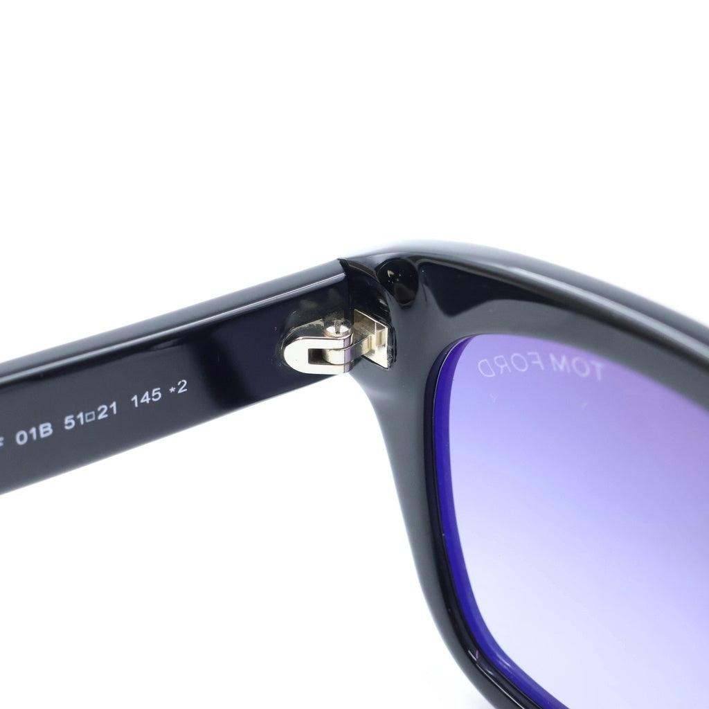 TOM FORD(トムフォード) SNOWDON スノードン ウェリントンフレーム カラーレンズ サングラス メガネ ブラック TF237-F