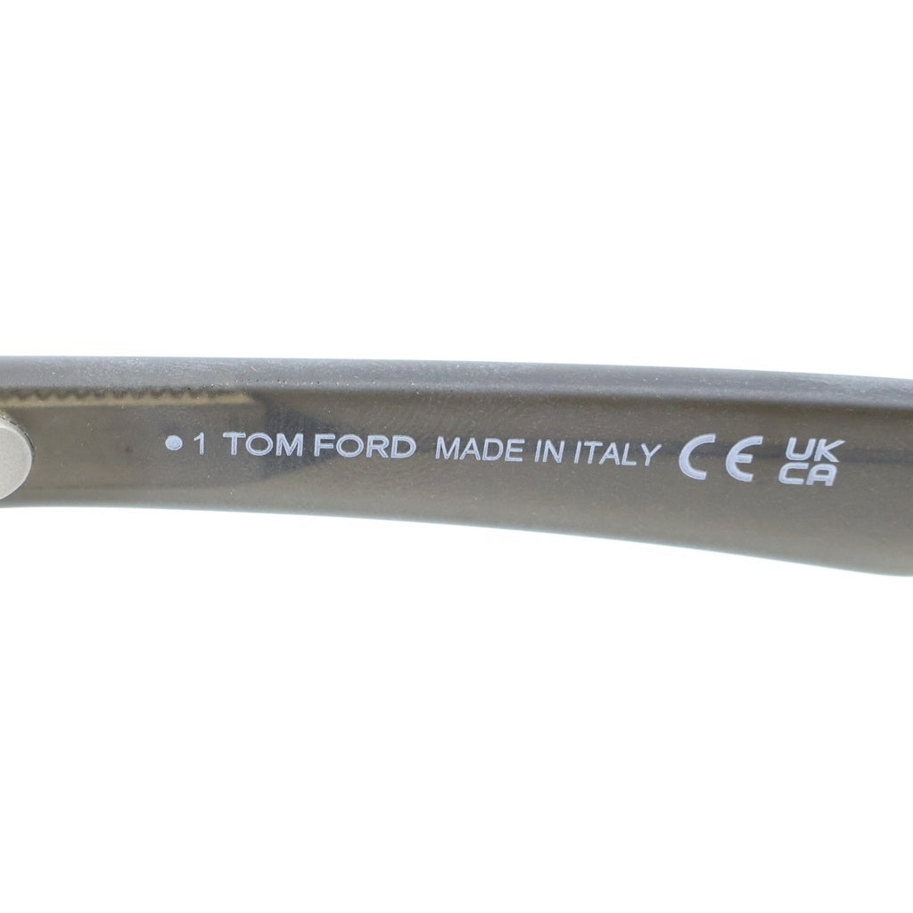 TOM FORD(トムフォード) アジアンフィット スクエアフレーム クリアレンズ サングラス メガネ グレー TF1231-D レディース