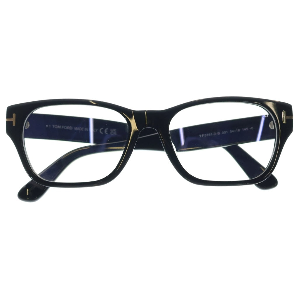 TOM FORD(トムフォード) TF5781-D-B アジアンフィット スクエアフレーム クリアレンズ サングラス メガネ ブラック