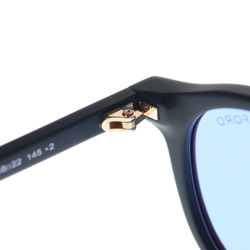 TOM FORD(トムフォード) TF977-D アジアンフィット ウェリントンフレーム カラーレンズ サングラス メガネ ブラック/ブルー