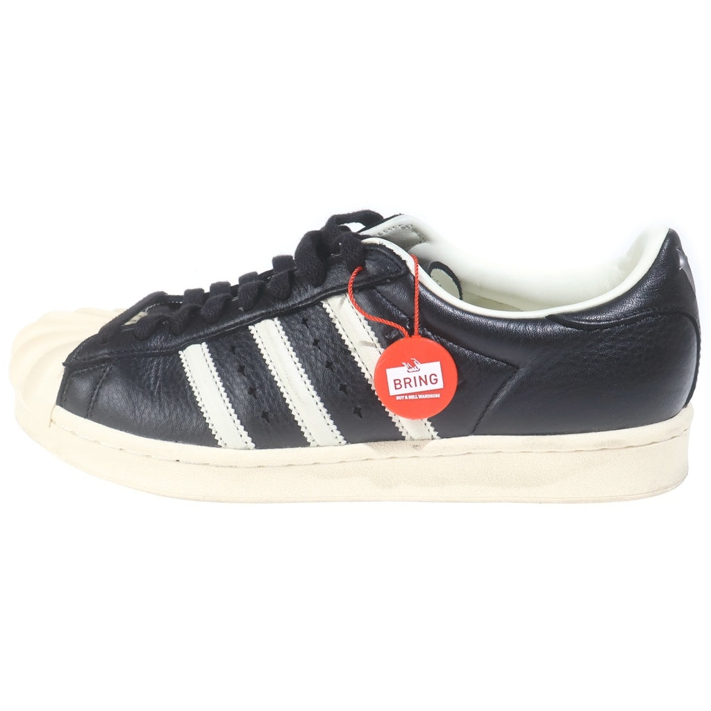 adidas(アディダス) ×THUG CLUB SUPERSTAR VINTAGE サグクラブ スーパースター ヴィンテージ ローカット レザースニーカー ブラック US7.5/25.5cm JS1907