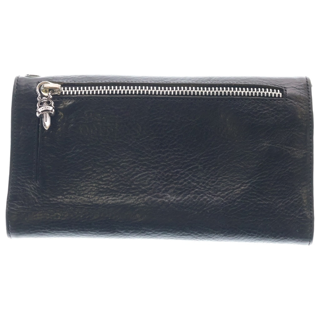CHROME HEARTS(クロムハーツ) WAVE ウェーブ レザーウォレット 財布 ブラック