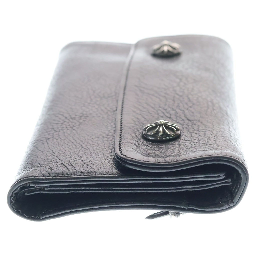 CHROME HEARTS(クロムハーツ) WAVE ウェーブ レザーウォレット 財布 ブラック