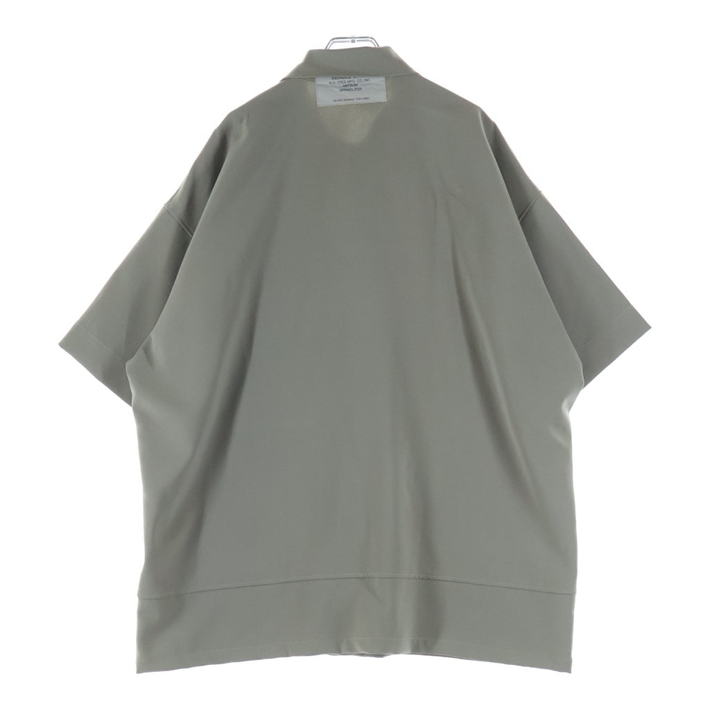N.HOOLYWOOD(エヌハリウッド) 24SS HALF SLEEVE SHIRT 比翼ボタン ハーフスリーブ ポリシャツ カーキ 9241-SH50-005