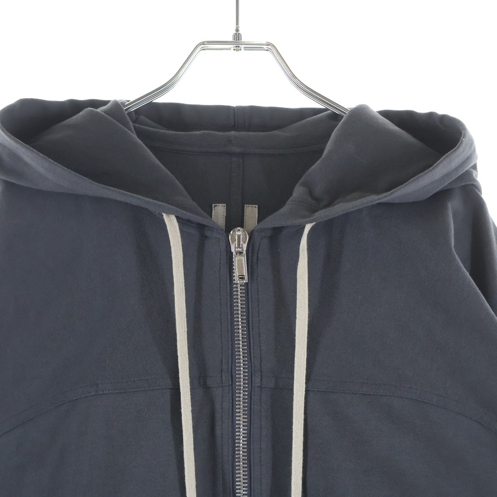Rick Owens(リックオウエンス) 19SS ジップアップスウェットパーカー フーディー ネイビー RU19S2279-BA