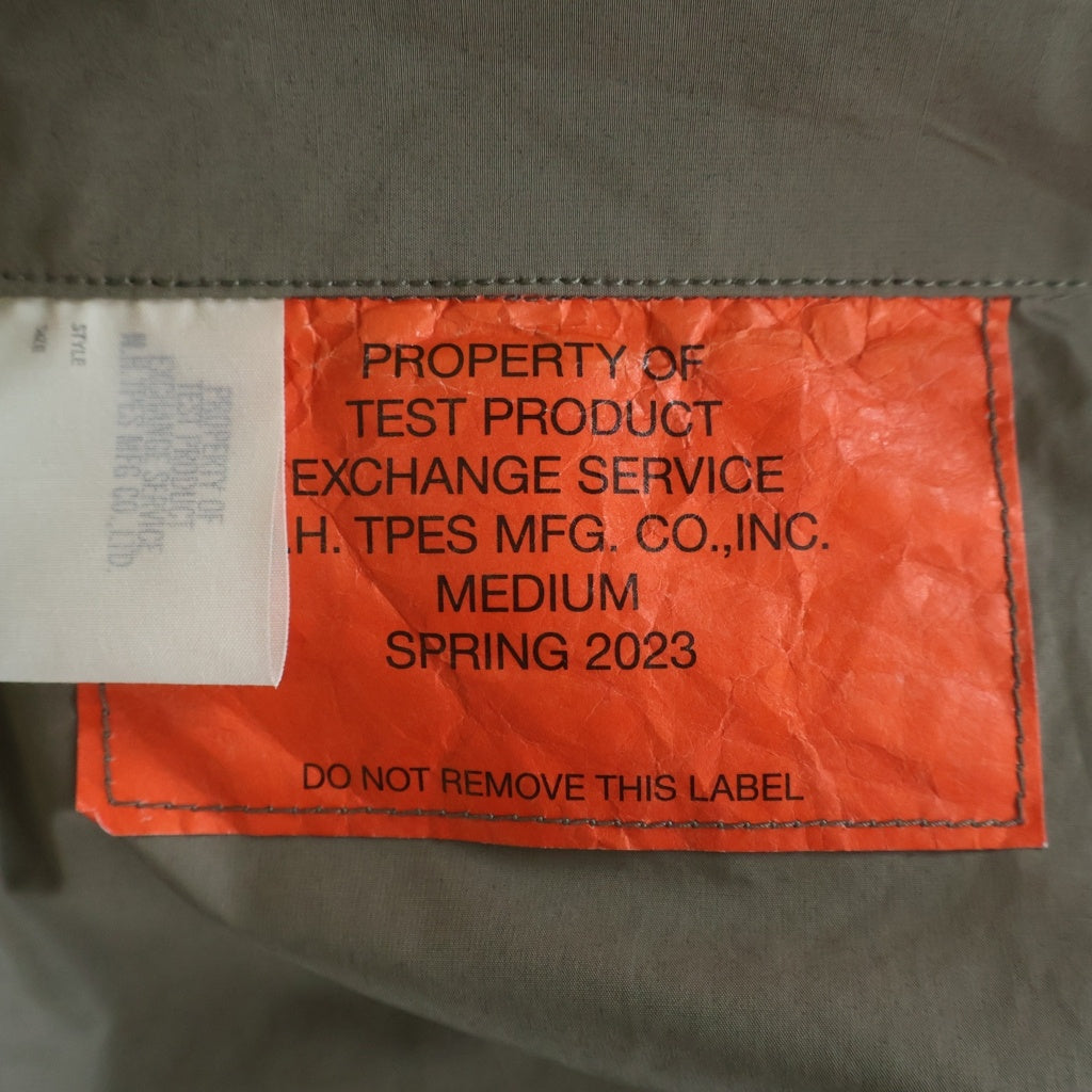 N.HOOLYWOOD(エヌハリウッド) 23SS ポリコットン ミリタリー シャツジャケット カーキ 9231-BL02-002