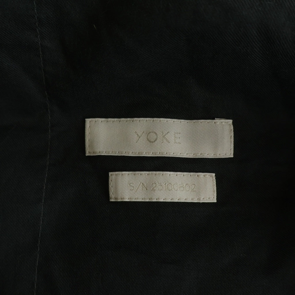 YOKE(ヨーク) 25SS CUPRO EASY PANTS キュプロ イージーワイドパンツ グレー YK25SS0942P
