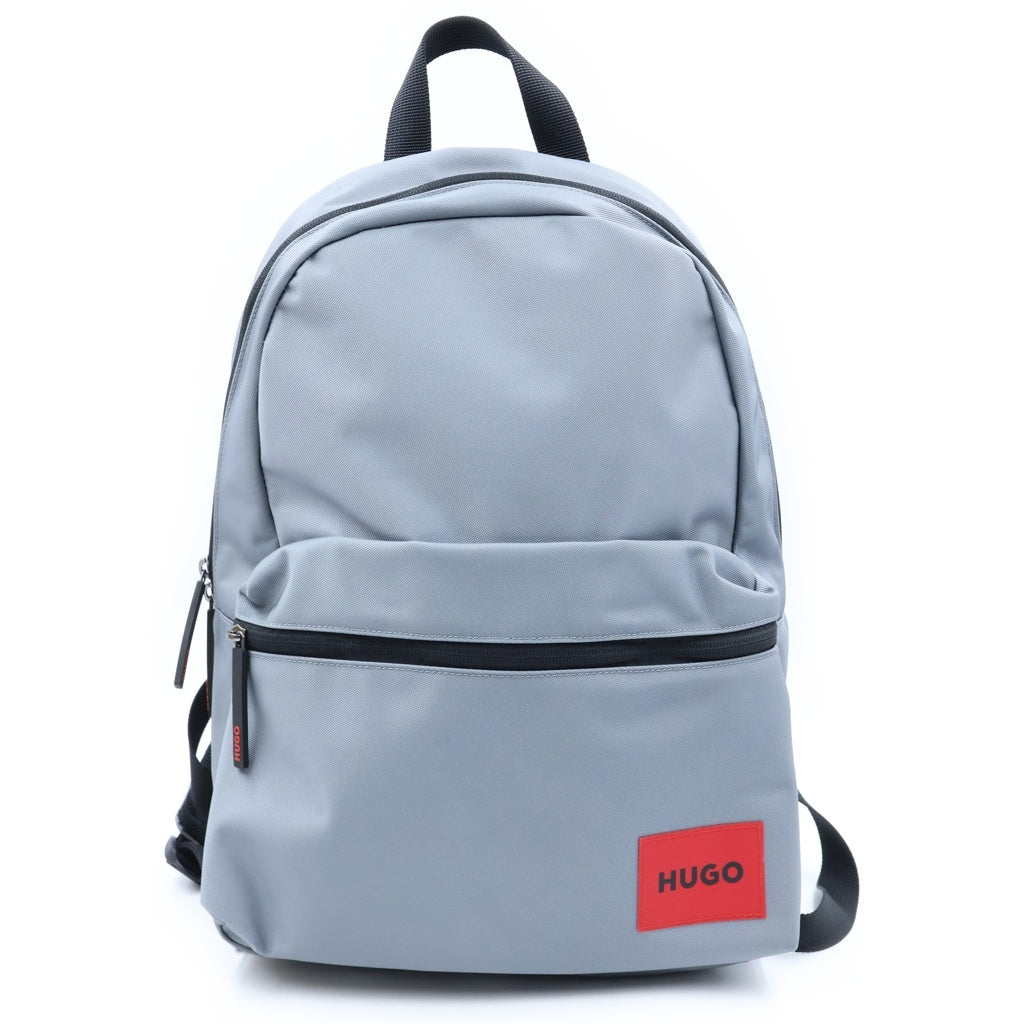HUGO BOSS(ヒューゴボス) ETHON BACKPACK エトン ロゴパッチ バックパック リュックサック グレー 50455562