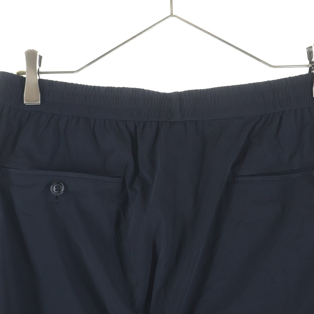 N.HOOLYWOOD(エヌハリウッド) 22AW STRAIGHT PANTS TWO-TUCK SLACKS ツータック ナイロン ストレートパンツ ブラック 2225-PT01-006