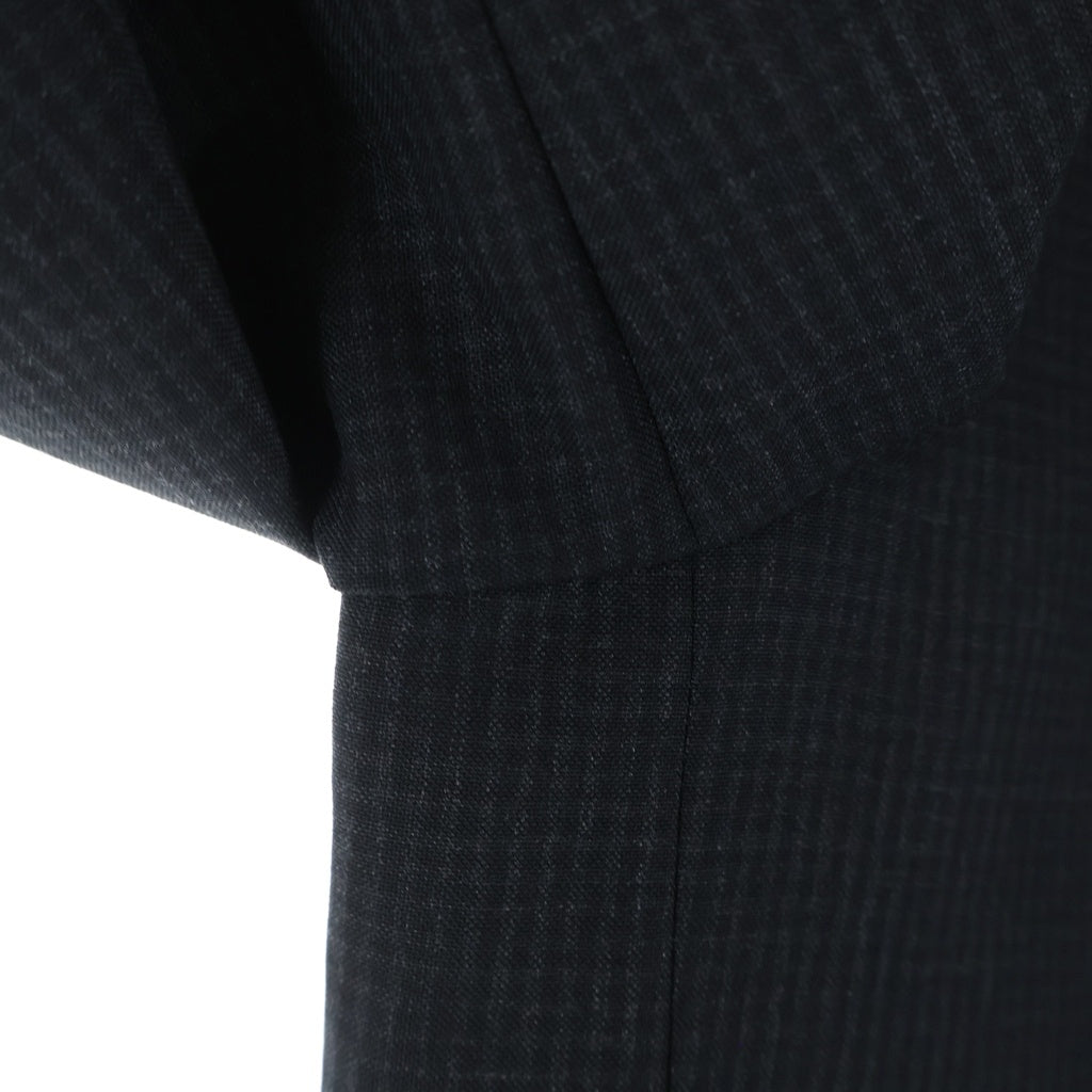 DSQUARED2(ディースクエアード) マイクロチェック 3B シングルテーラードジャケット ブラック S71BN0672