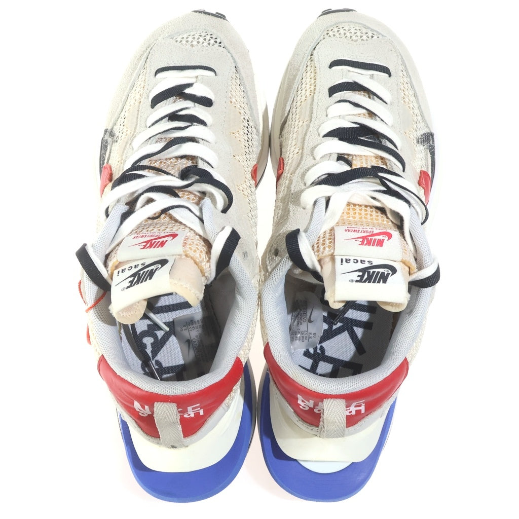 NIKE(ナイキ) ×SACAI VAPOR WAFFLE ROYAL FUCHSIA サカイ ヴェイパーワッフル ロイヤルフューシャ スウェード メッシュ ローカットスニーカー マルチ US8.5/26.5cm CV1363-100