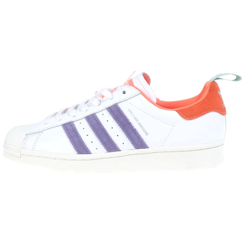adidas(アディダス) ×GIRLS ARE AWESOME SUPERSTAR ガールズアーオーサム スーパースター ローカットスニーカー ホワイト US8/26.0cm FW8087