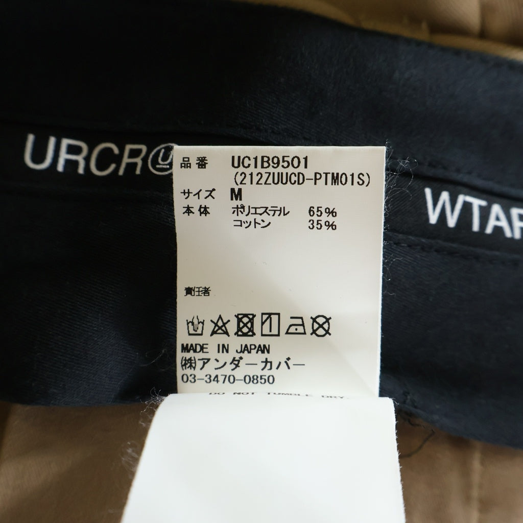 UNDERCOVER(アンダーカバー) 21AW ×WTAPS T/C TWILL SIDE ZIP 2TUCK PT ダブルタップス ツイルサイドジップ 2タック パンツ ベージュ UC1B9501