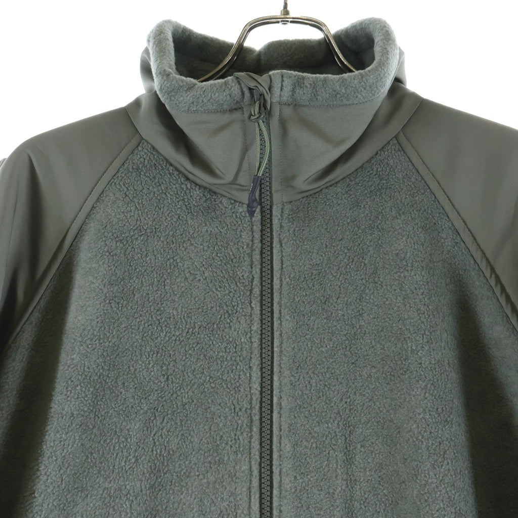 HYKE(ハイク) 22AW FLEECE LONG COAT フリースロングコート オリーブ 27043