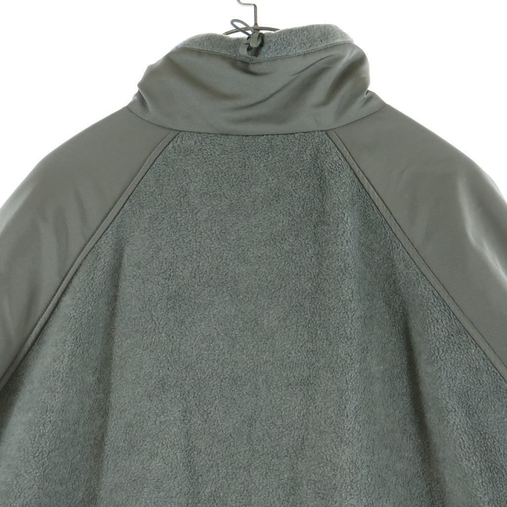 HYKE(ハイク) 22AW FLEECE LONG COAT フリースロングコート オリーブ 27043