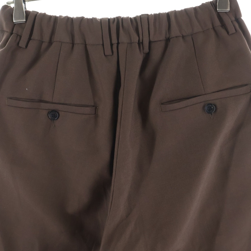 SUPREME(シュプリーム) 22SS Pleated Trouser プリーツ トラウザー イージーパンツ ブラウン SUPPTL031P
