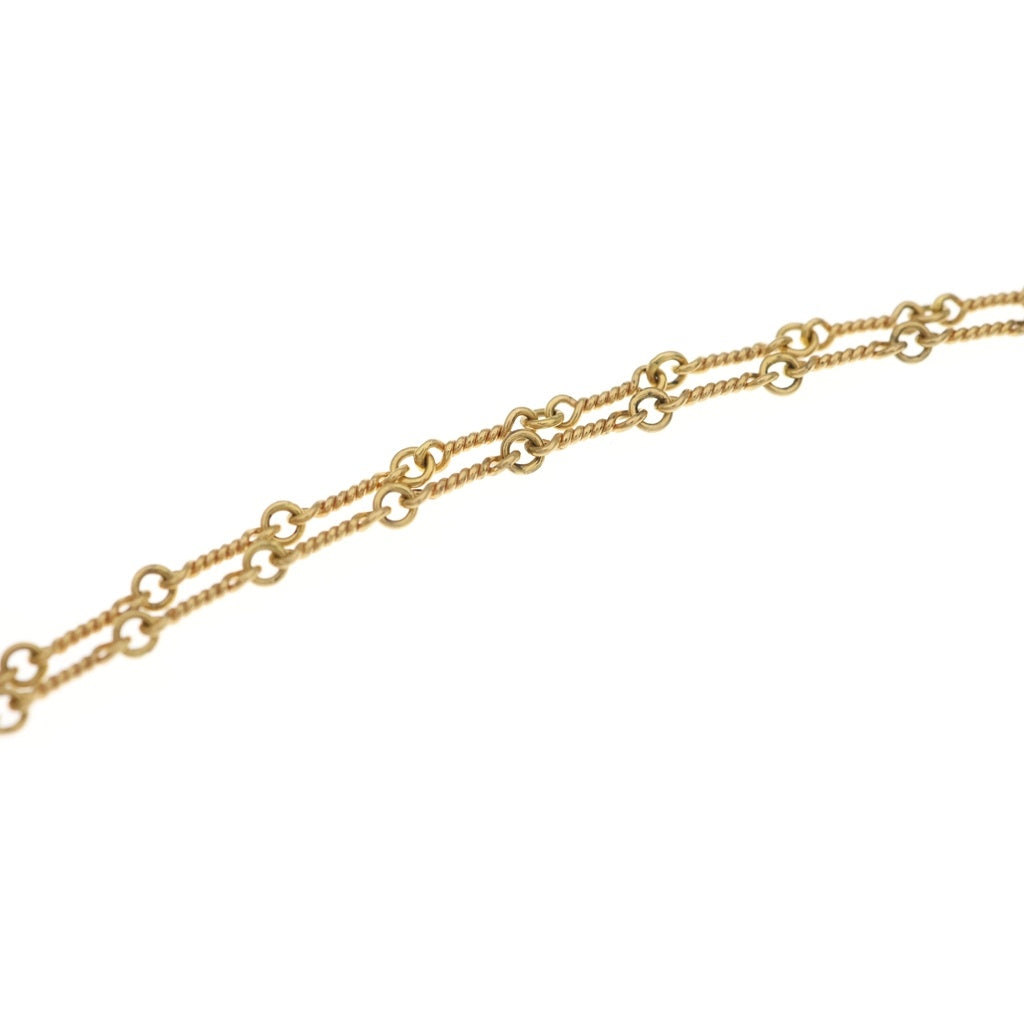 CHROME HEARTS(クロムハーツ) 22K NECKCHAIN T18 ツイストチェーンネックレス 18inch ゴールド BCA014
