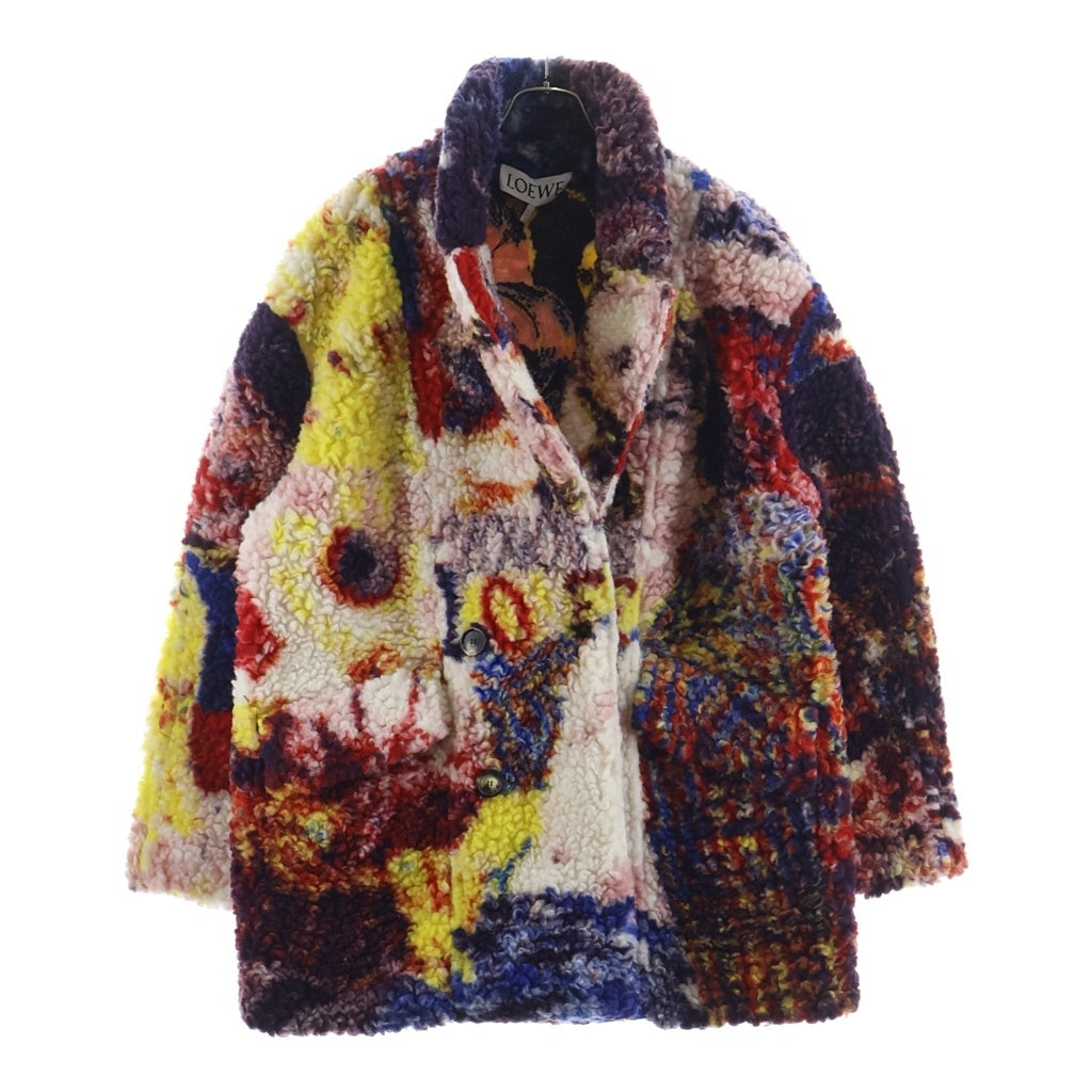 LOEWE(ロエベ) 24AW Richard Hawkins Wool Blend Blazer Multicolor リチャードホーキンス 総柄 ウールブレンド ブレザージャケット コート マルチ HSM1Y03X06